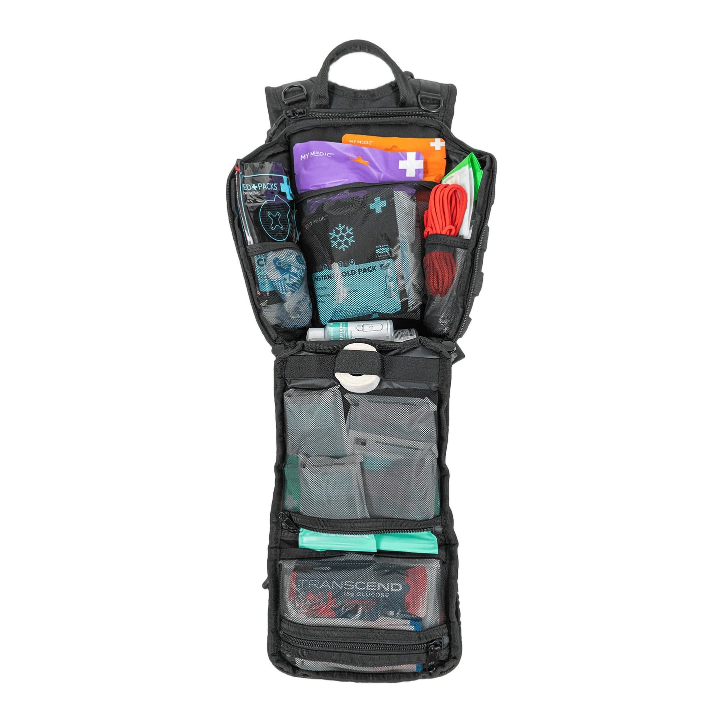 RECON Pro First Aid Kit, Black MM-KIT-U-LG-BLK-PRO