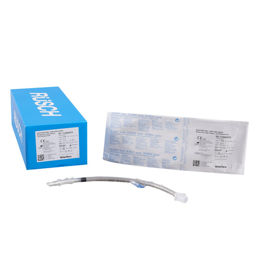 Cuffed Endotracheal Tube Safety Clear Plus™ 320 mm Length Curved 7.0 mm Adult Murphy Eye - 112082070