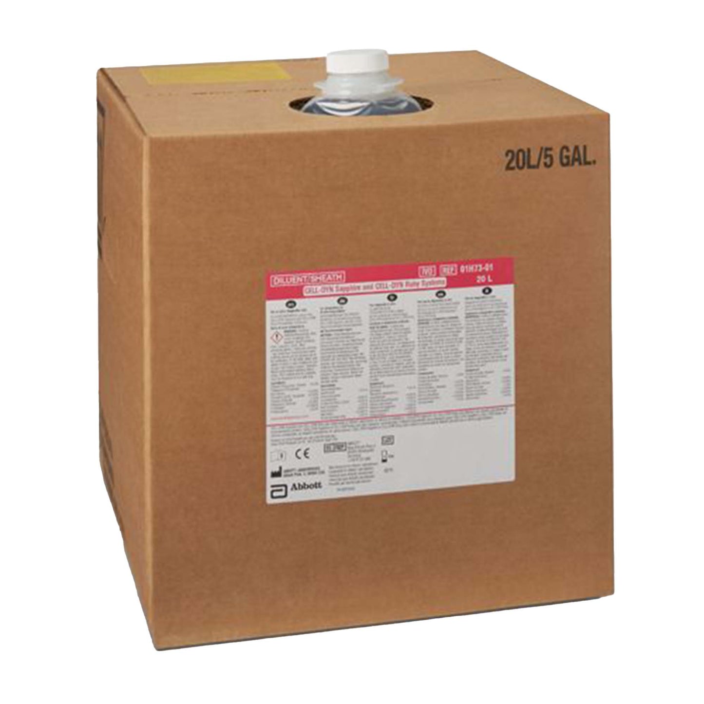 Hematology Reagent Diluent Cell-Dyn® Diluent / Sheath Fluid For Cell-Dyn Ruby / Sapphire / 4000 Analyzers - 01H7301