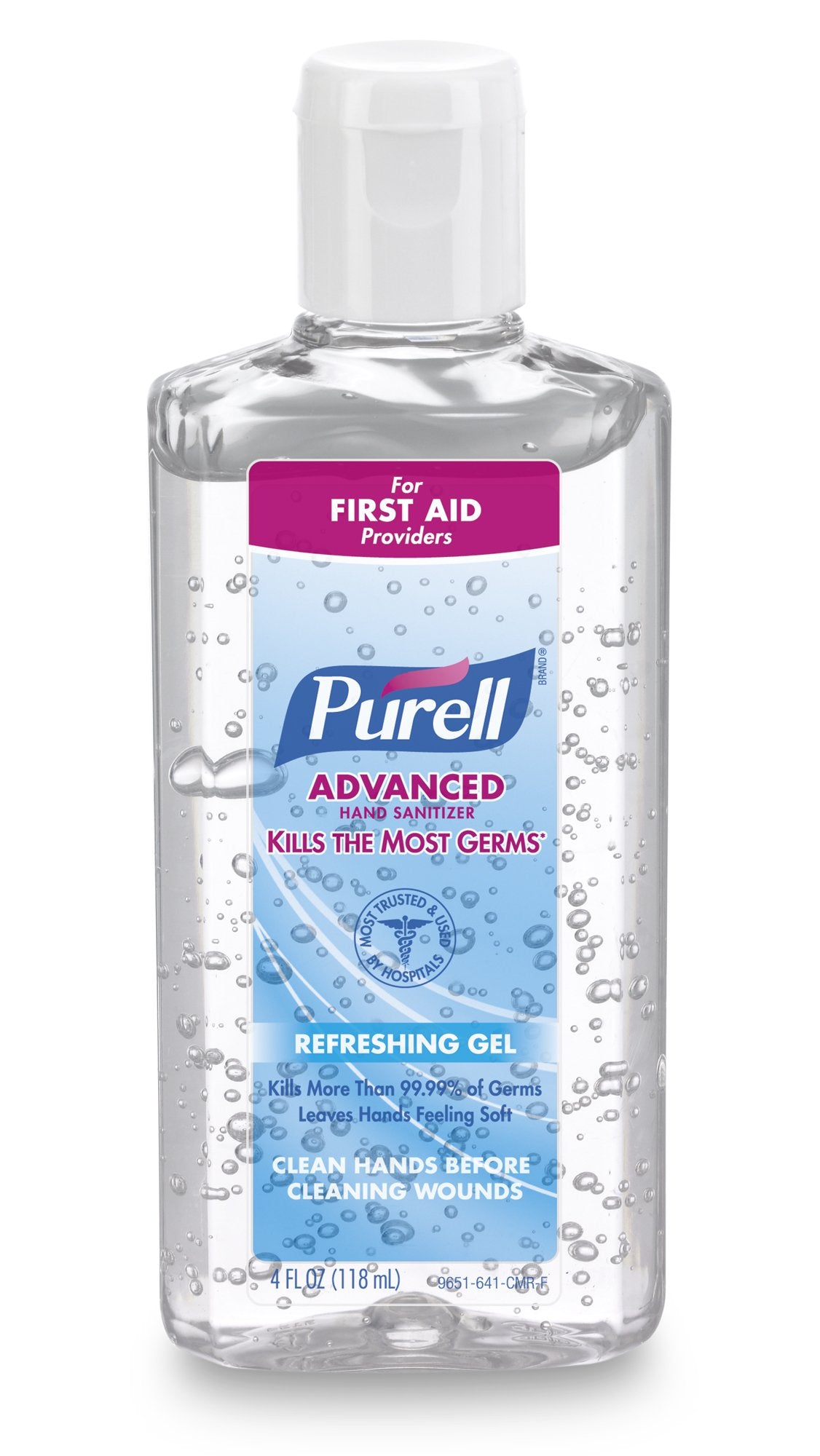 Purell® Advanced Hand Sanitizer 70% Alcohol Gel, Bottle, 4 ounces, Fruit Scent 9651-24