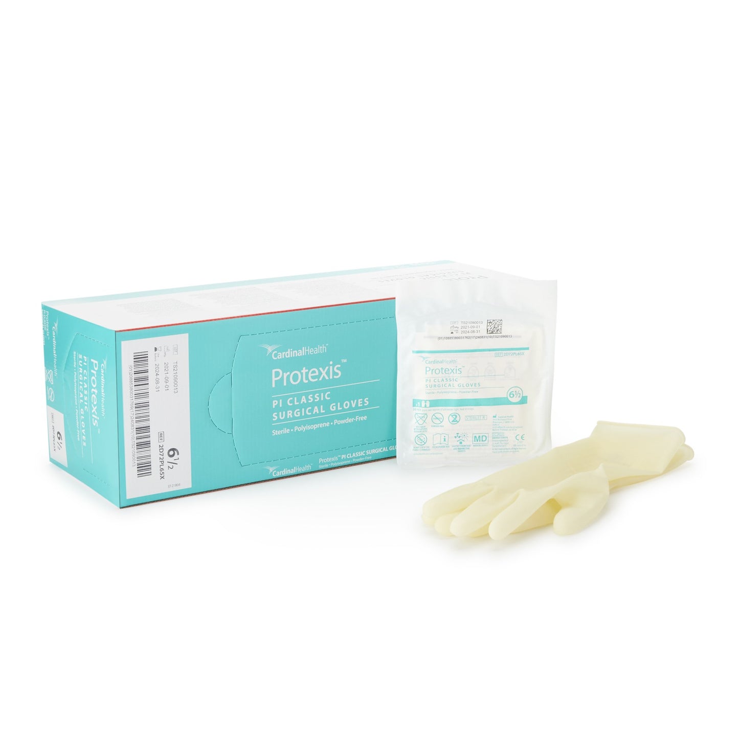Surgical Glove Protexis™ PI Classic Size 6.5 Sterile Polyisoprene Standard Cuff Length Smooth Ivory Not Chemo Approved - 2D72PL65X