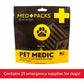 Med Packs™ First Aid Kit for Pets – Dog Injury Supplies in Portable Pouch MM-MED-PACK-PET-EA
