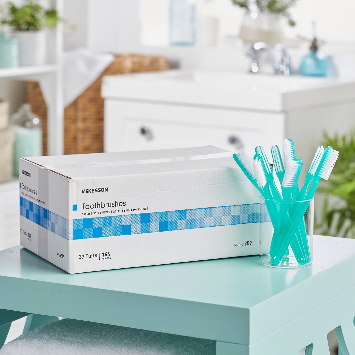 McKesson Soft Bristle Straight Toothbrush 959