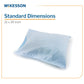 McKesson Blue Tissue/Poly Disposable Pillowcase, 21 x 30 Inch 18-918