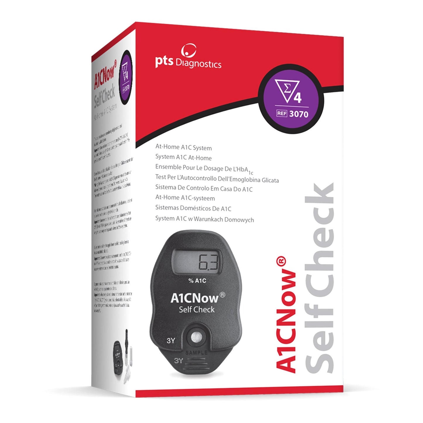 A1CNow® Self Check HbA1c Diabetes Management HbA1c Test Kit 3070