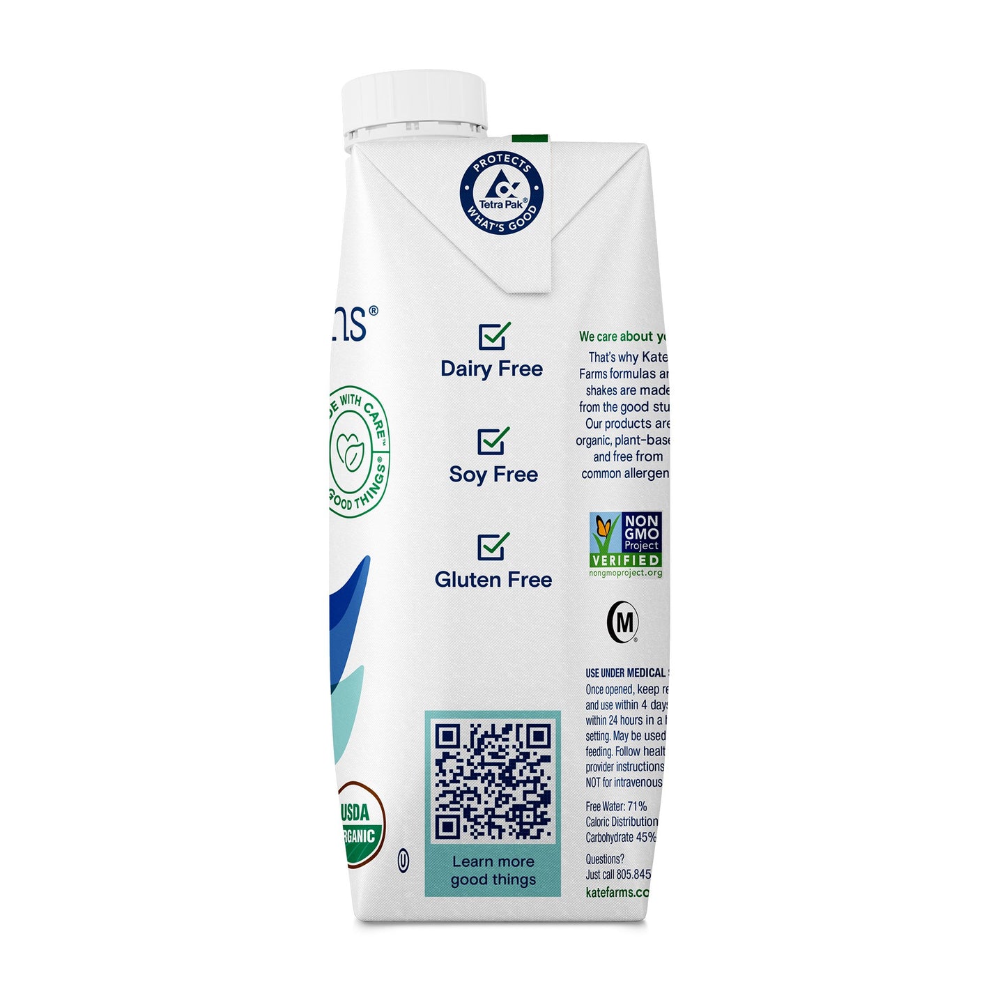 Kate Farms® Standard 1.4 Sole-Source Nutrition Formula, 11-ounce carton 811112030027