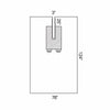 EENT Drape EENT Split Drape 76 W X 124 L Inch Sterile - 89358