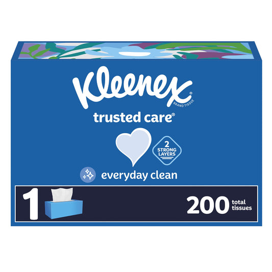 Facial Tissue Kleenex® Family Size White 200 Count - 54264