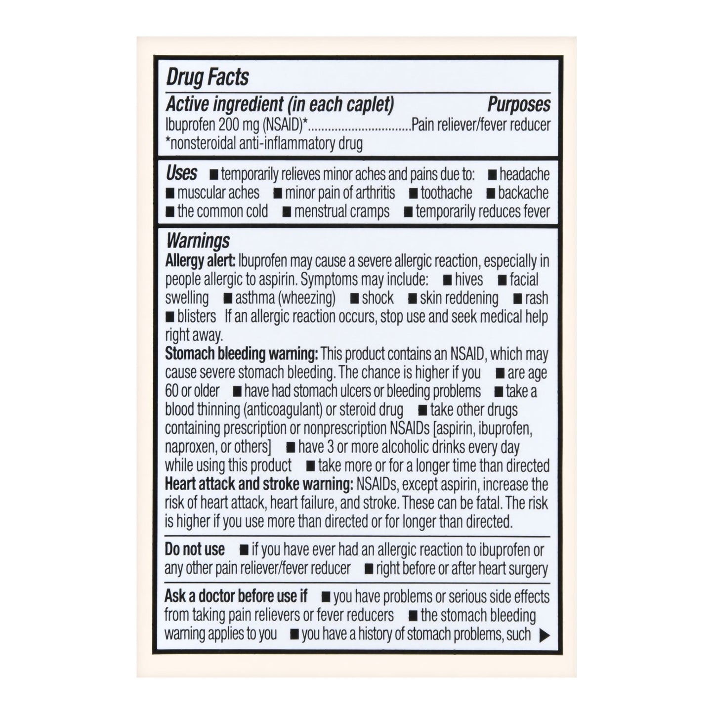 Foster & Thrive™ Ibuprofen 200 mg Coated Caplets 70677113601