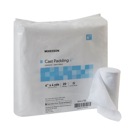 Cast Padding Undercast McKesson 6 Inch X 4 Yard Polyester NonSterile - 16-CP6