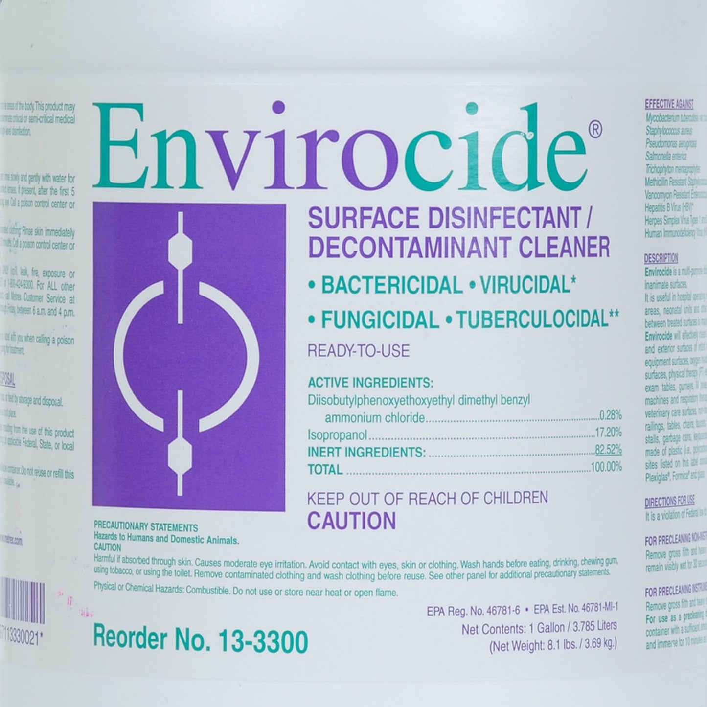 Envirocide® Surface Disinfectant Cleaner 13-3300