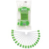 Toothette Plus Oral Swabsticks Foam Tip, Green, 6 Inch, Individually Wrapped 6076