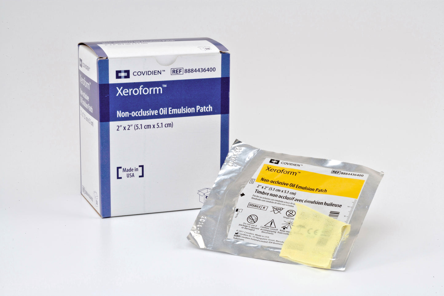 Xeroform Petrolatum Impregnated Dressing Xeroform™ Non-occlusive Rectangle 2 X 2 Inch Sterile - 8884436400