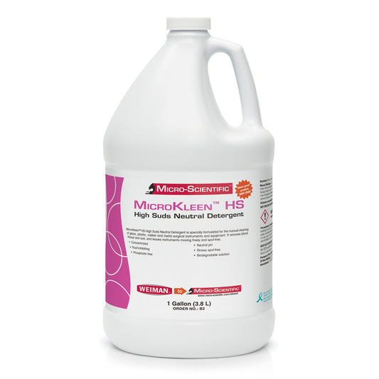 Neutral Instrument Detergent MicroKleen™ HS Liquid Concentrate 1 gal. Jug Unscented - B2