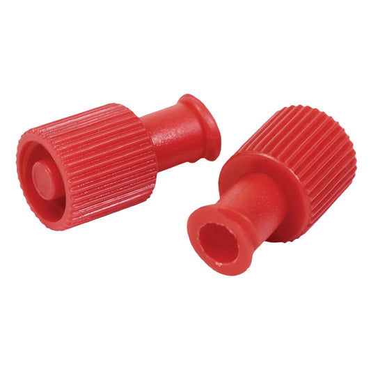 Dual Function Syringe Cap McKesson Red, Sterile - MSR1500