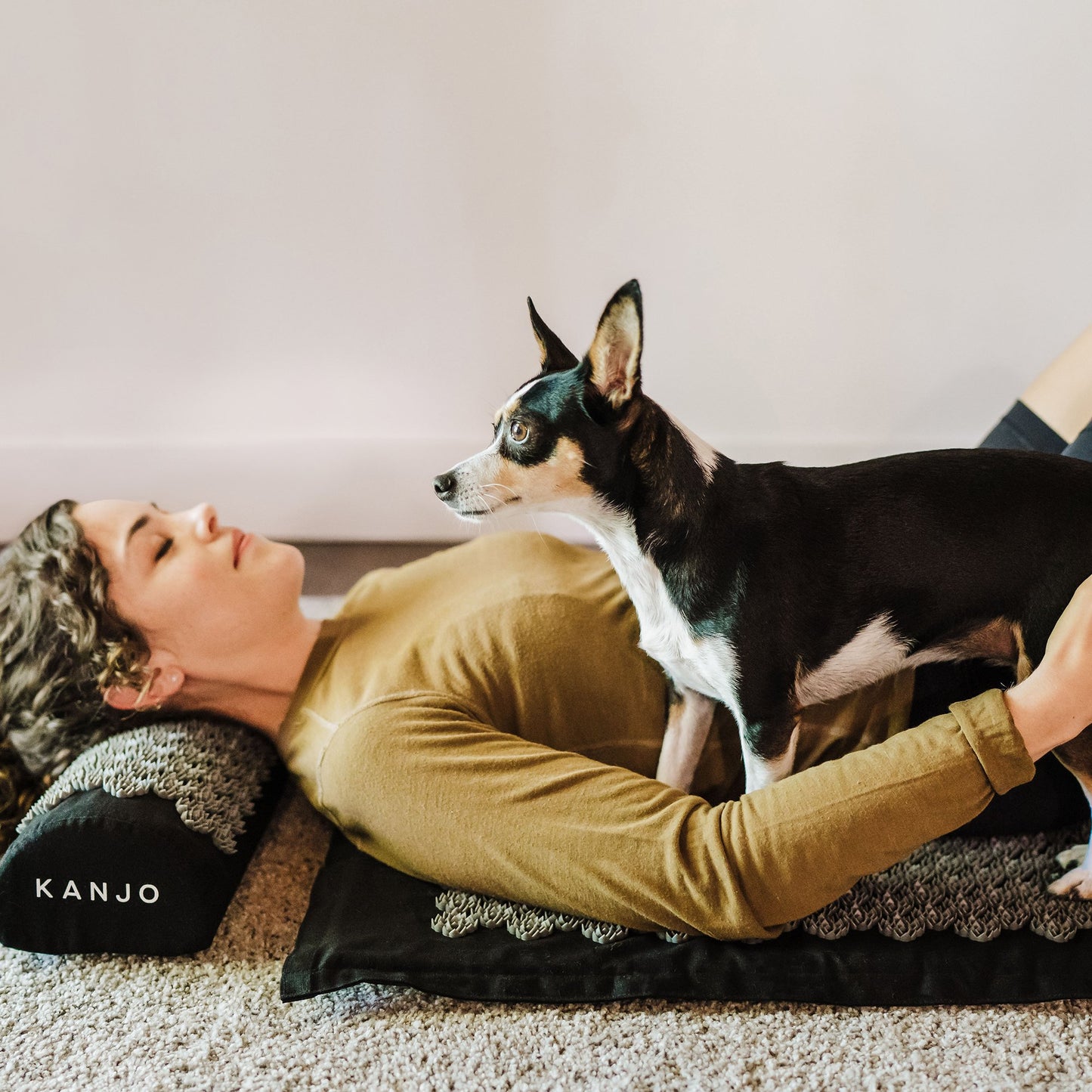 Kanjo Memory Foam Acupressure Mat Set, Large Size KANMATXL