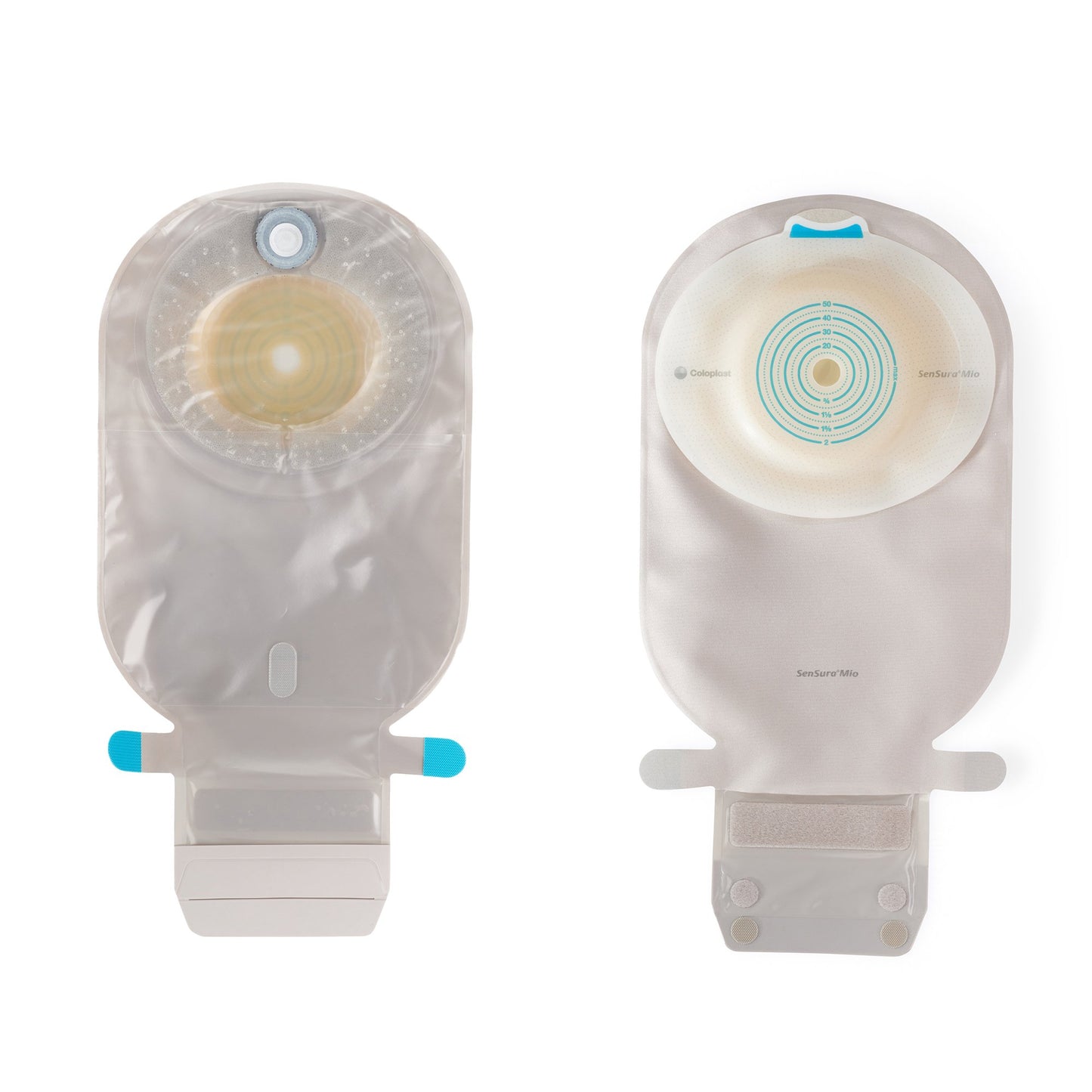 Ostomy Pouch SenSura® Mio Convex One-Piece System 11 Inch Length, Maxi Soft Convex, Trim to Fit 3/8 to 2 Inch Stoma Drainable - 16716