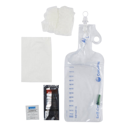 Intermittent Closed System Catheter Tray Self-Cath® Straight Tip 14 Fr. Without Balloon Lubricated PVC - 1014