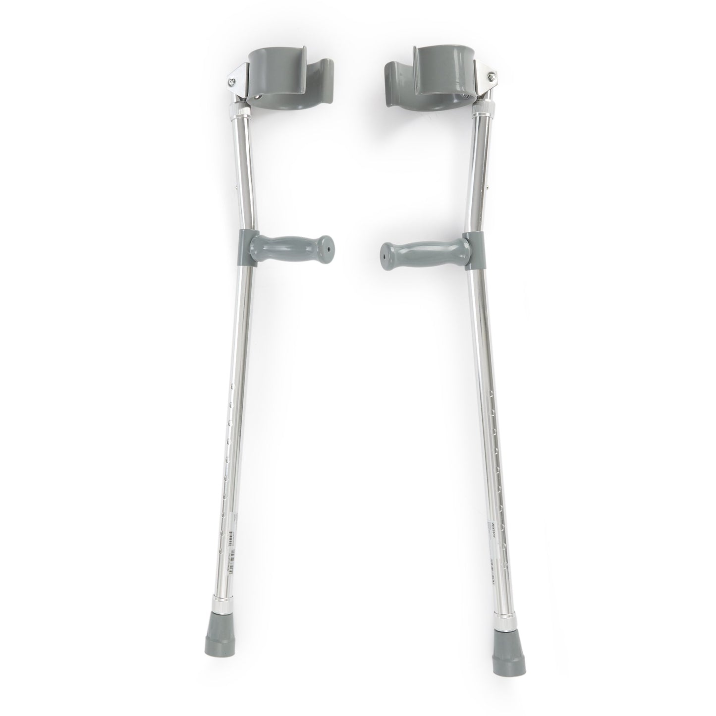 Forearm Crutches Mckesson Adult Steel Frame 300 lbs. Weight Capacity - 146-10403