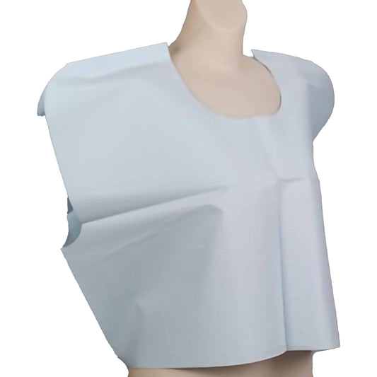 Exam Cape Tidi® Blue X-Large Front / Back Opening Without Closure Unisex - 910517