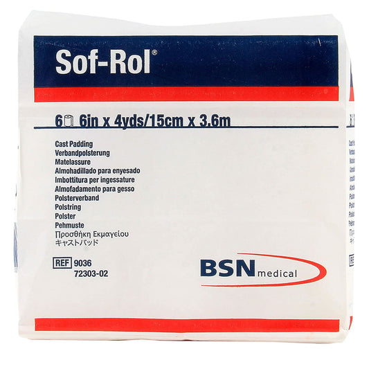 Cast Padding Undercast Sof-Rol® 6 Inch X 4 Yard Rayon NonSterile - 9036