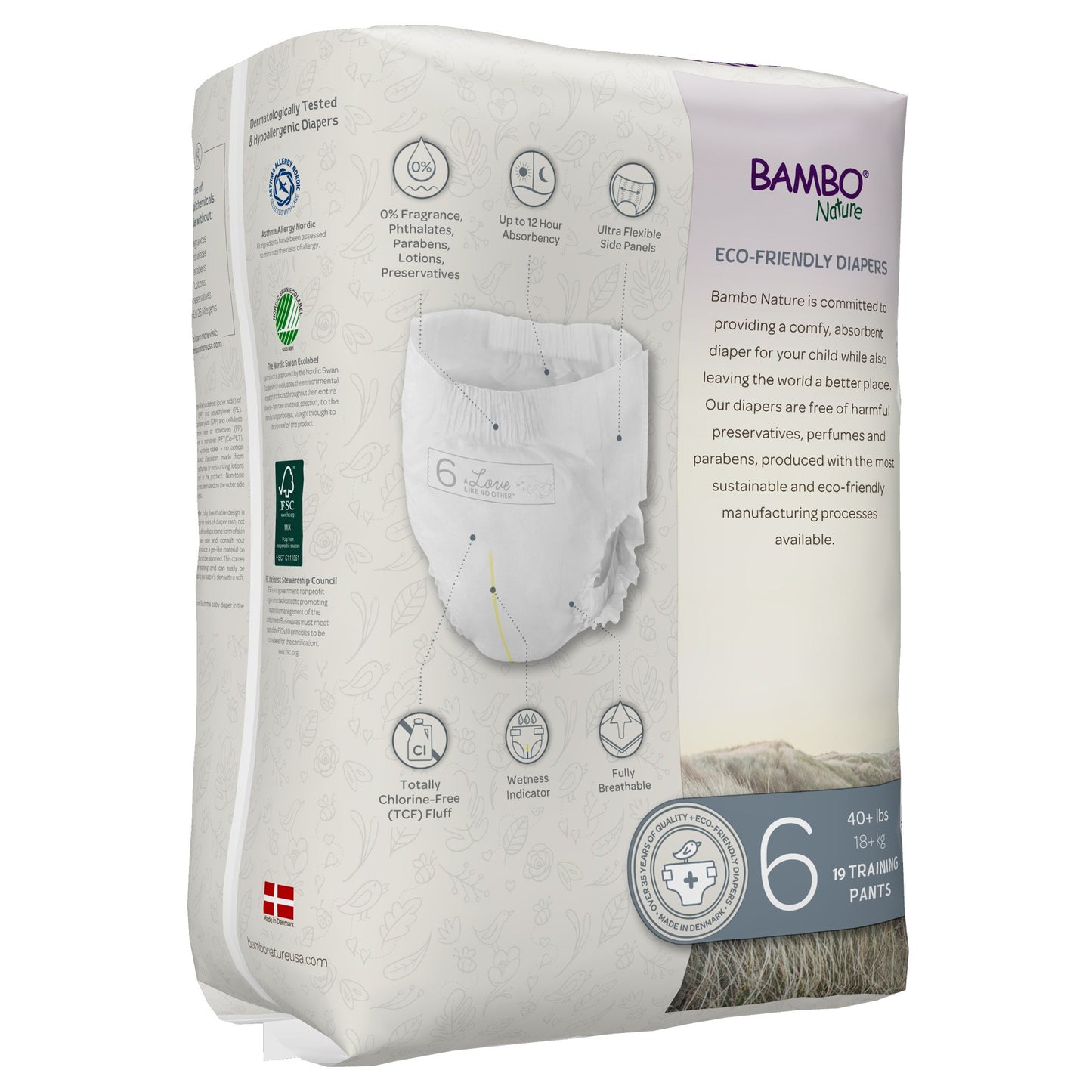Bambo® Nature Dream Training Pants, Size 6 1000016931