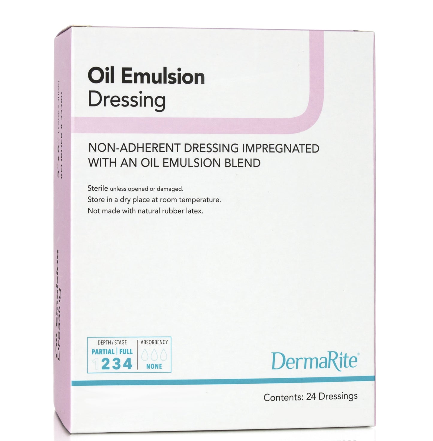 DermaRite® Oil Emulsion Impregnated Dressing, 3 x 3 Inch 22330