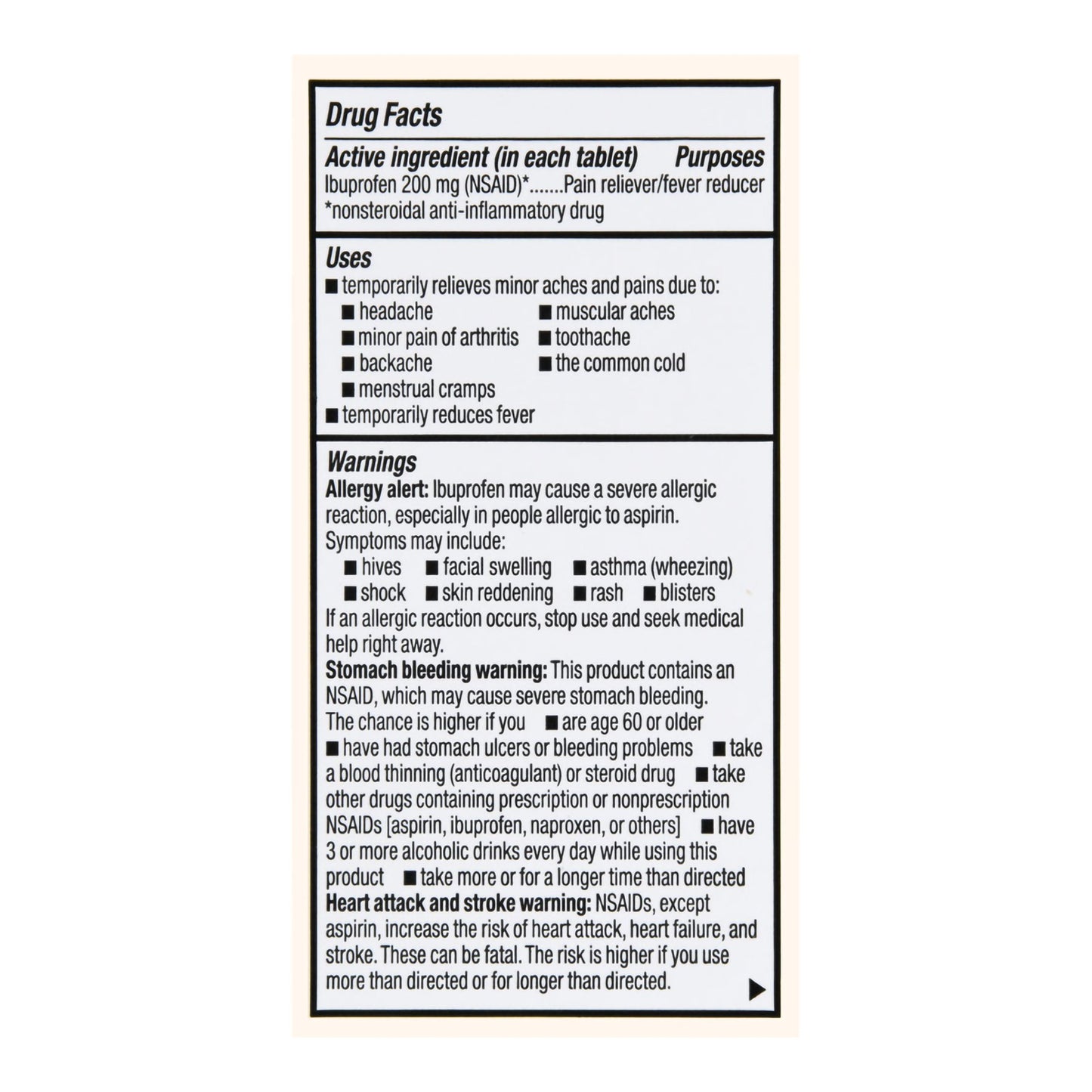 Foster & Thrive™ Ibuprofen 200 mg Coated Tablets 70677113201