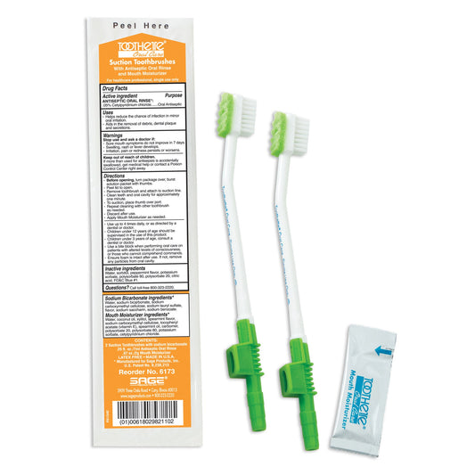 Suction Toothbrush Kit Toothette® NonSterile - 6173