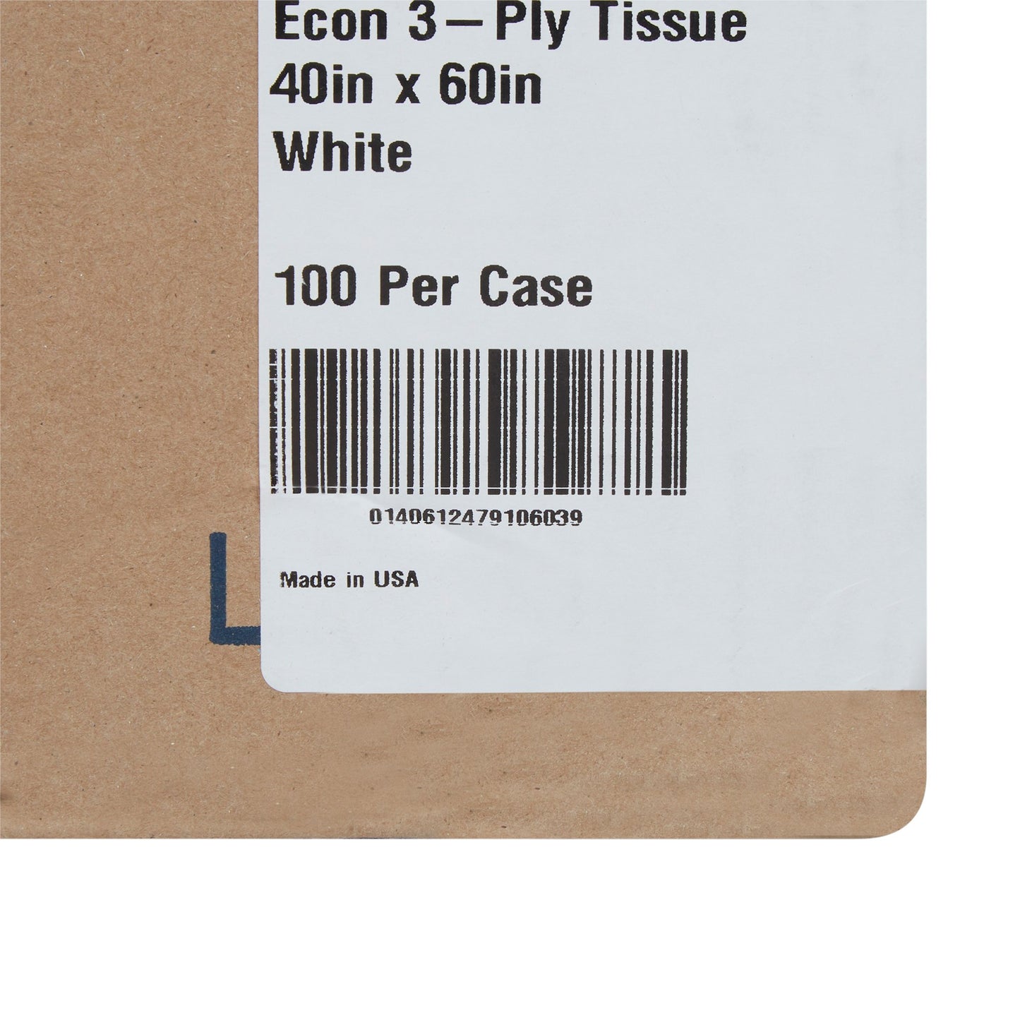 McKesson Nonsterile Physical Exam Drape, 40 x 60 Inch 18-10836