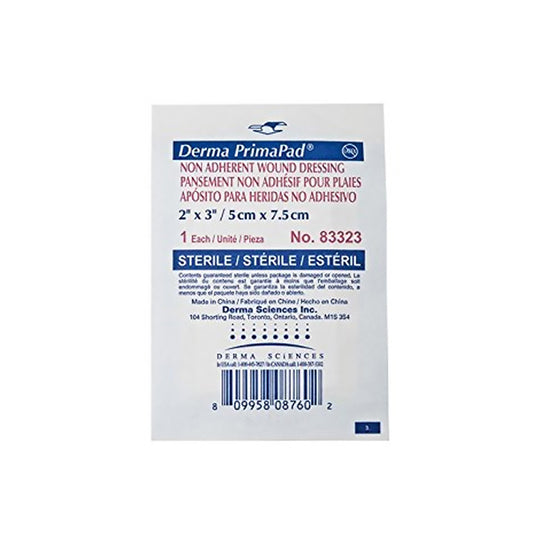 Non-Adherent Dressing Primapad® 2 X 3 Inch 1-Ply Sterile 100 per Pack - 83323