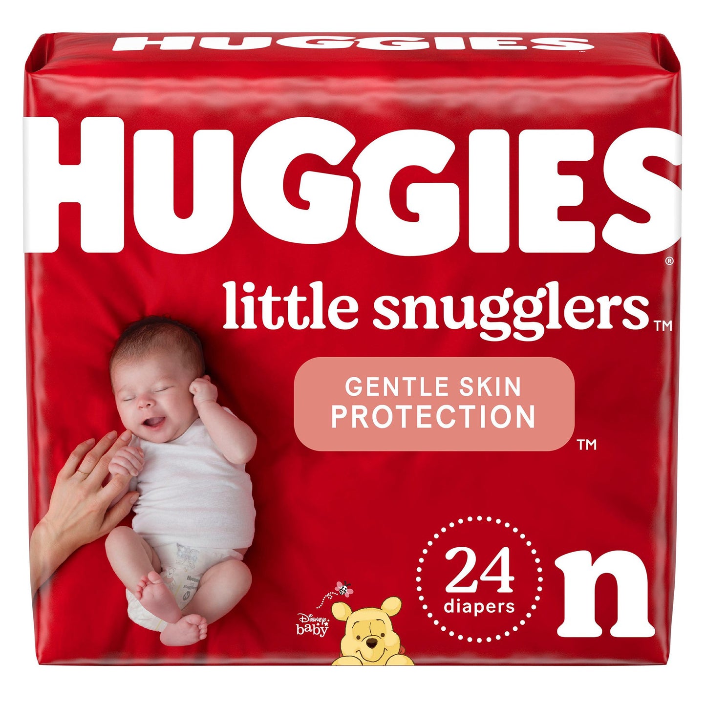 Unisex Baby Diaper Huggies® Little Snugglers Newborn Disposable Heavy Absorbency - 52238