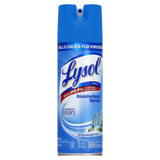 Lysol® Disinfectant Spray Spring Waterfall® Scent, 12.5-ounce can RAC02845