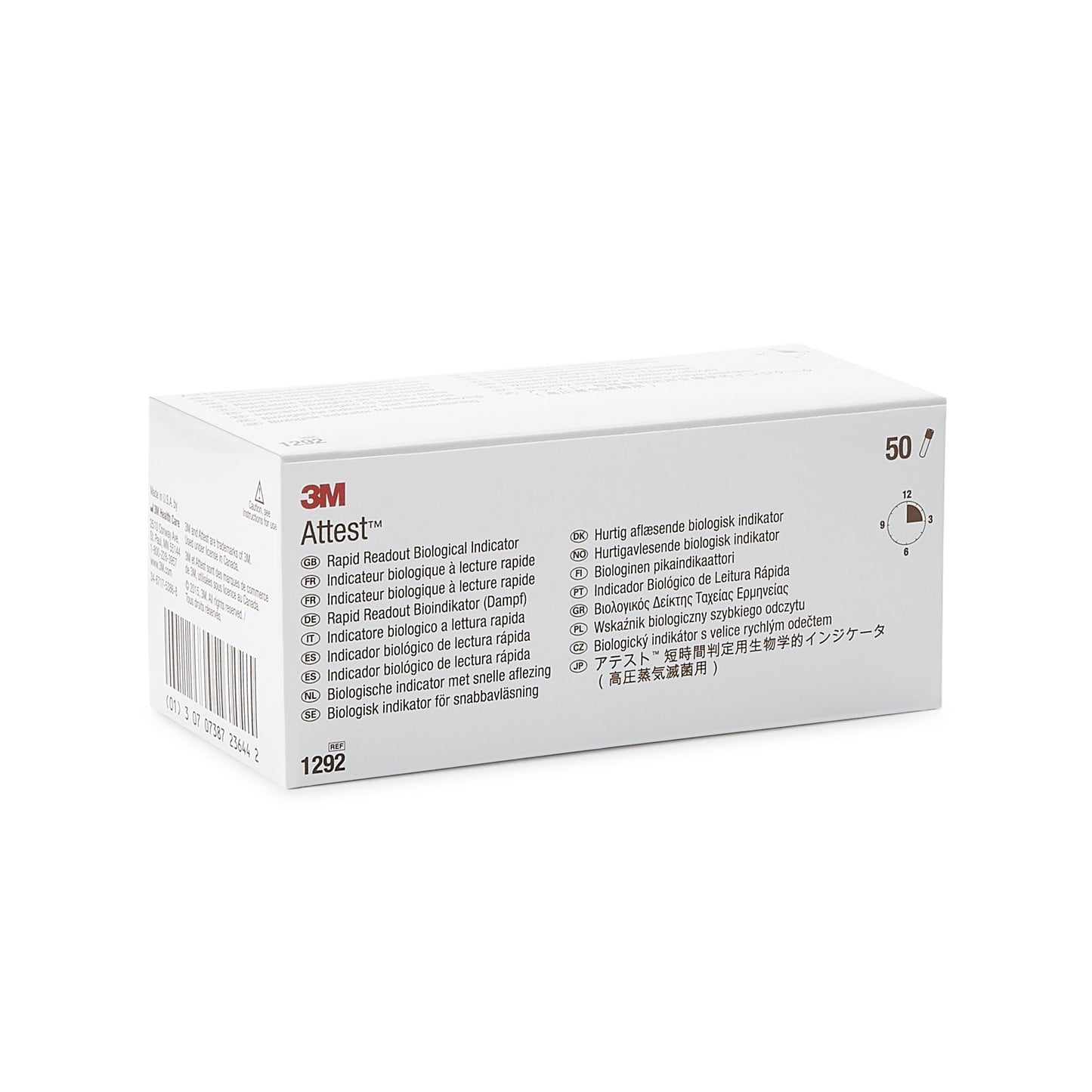 3M™ Attest™ Rapid Readout Sterilization Biological Indicator Vial 1292