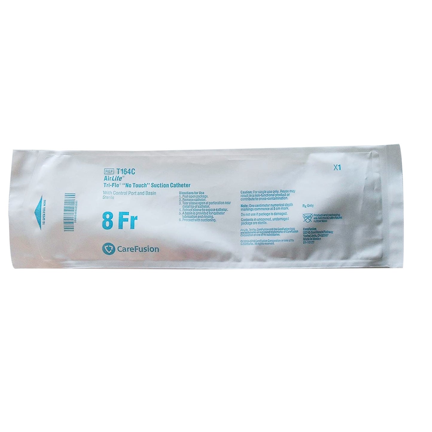 Suction Catheter Kit Tri-Flo® No Touch 8 Fr. Beveled Tip - T164C