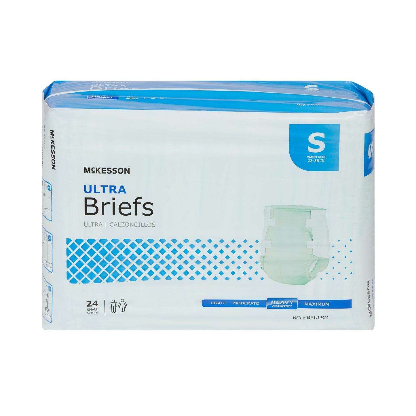McKesson Ultra Heavy Absorbency Incontinence Brief, Small BRULSM