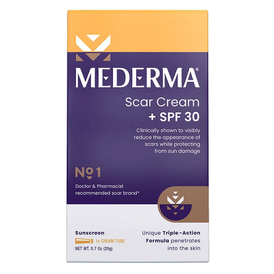 Scar Treatment with Sunscreen Mederma® Scar Cream + SPF30 20 Gram Tube Scented Cream - 81000031806