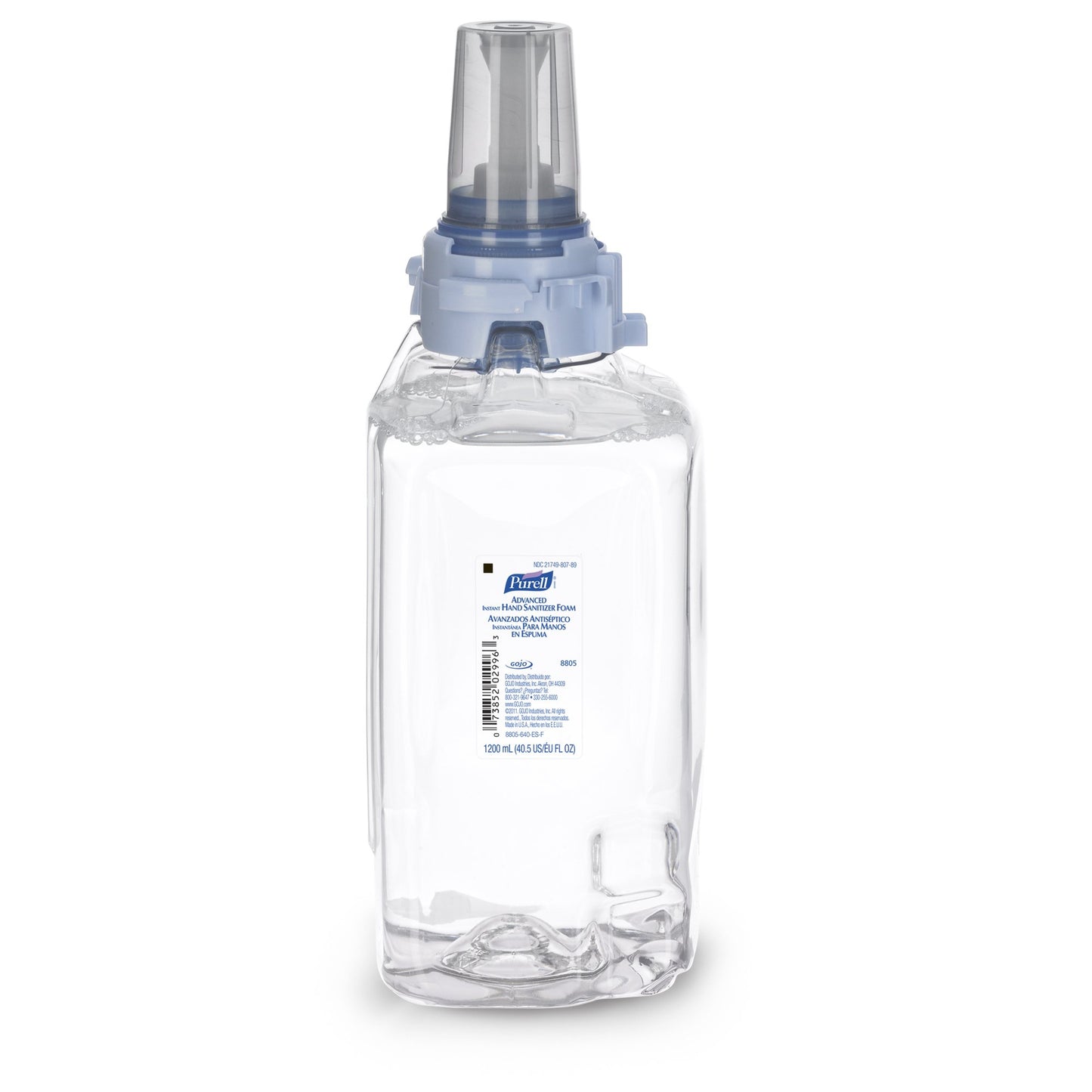 Hand Sanitizer Purell® Advanced 1,200 mL Ethyl Alcohol Foaming Dispenser Refill Bottle - 8805-03