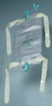 Urinary Leg Bag Anti-Reflux Valve Sterile 950 mL Vinyl - 150732