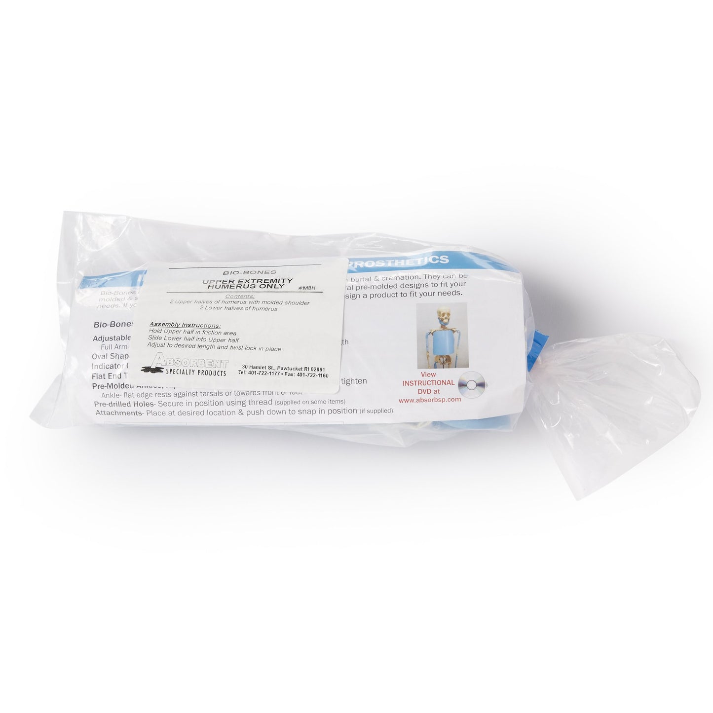 Full Upper Extremity Bio-Bones Prosthetics PLA Corn Resin MBH