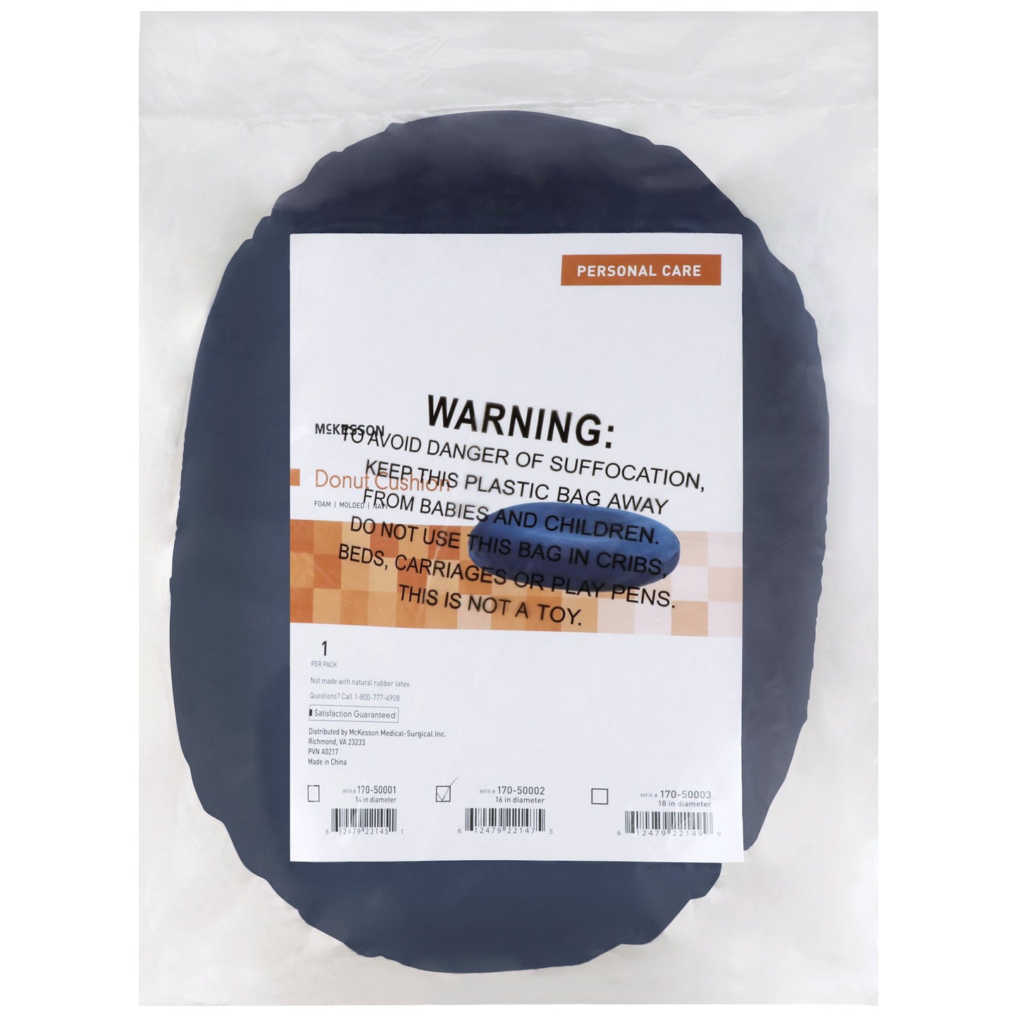 McKesson Donut Seat Cushion, 16 Inch 170-50002