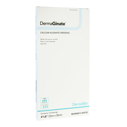 DermaGinate® Alginate Dressing, 4 x 8 inch 00272E