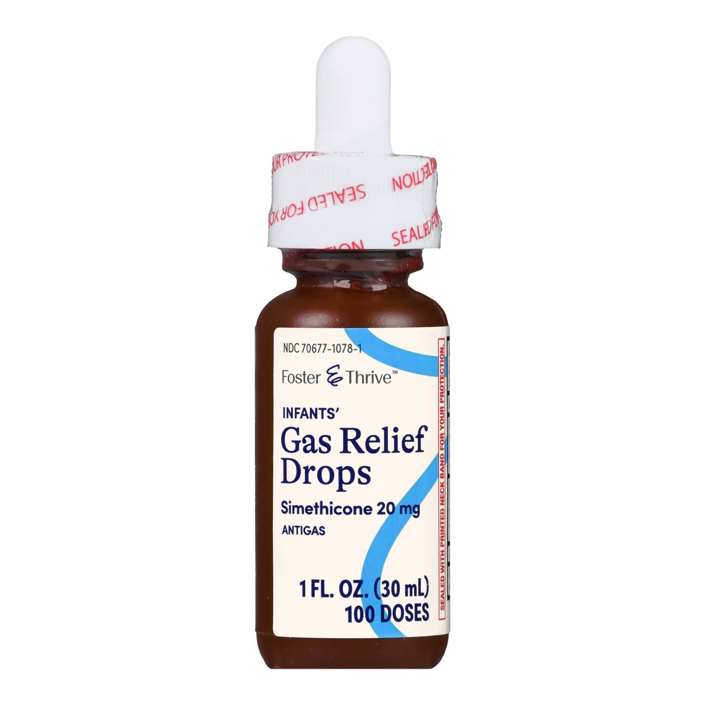 Foster & Thrive™ Simethicone Infant Gas Relief, 1-ounce Dropper Bottle 70677107801