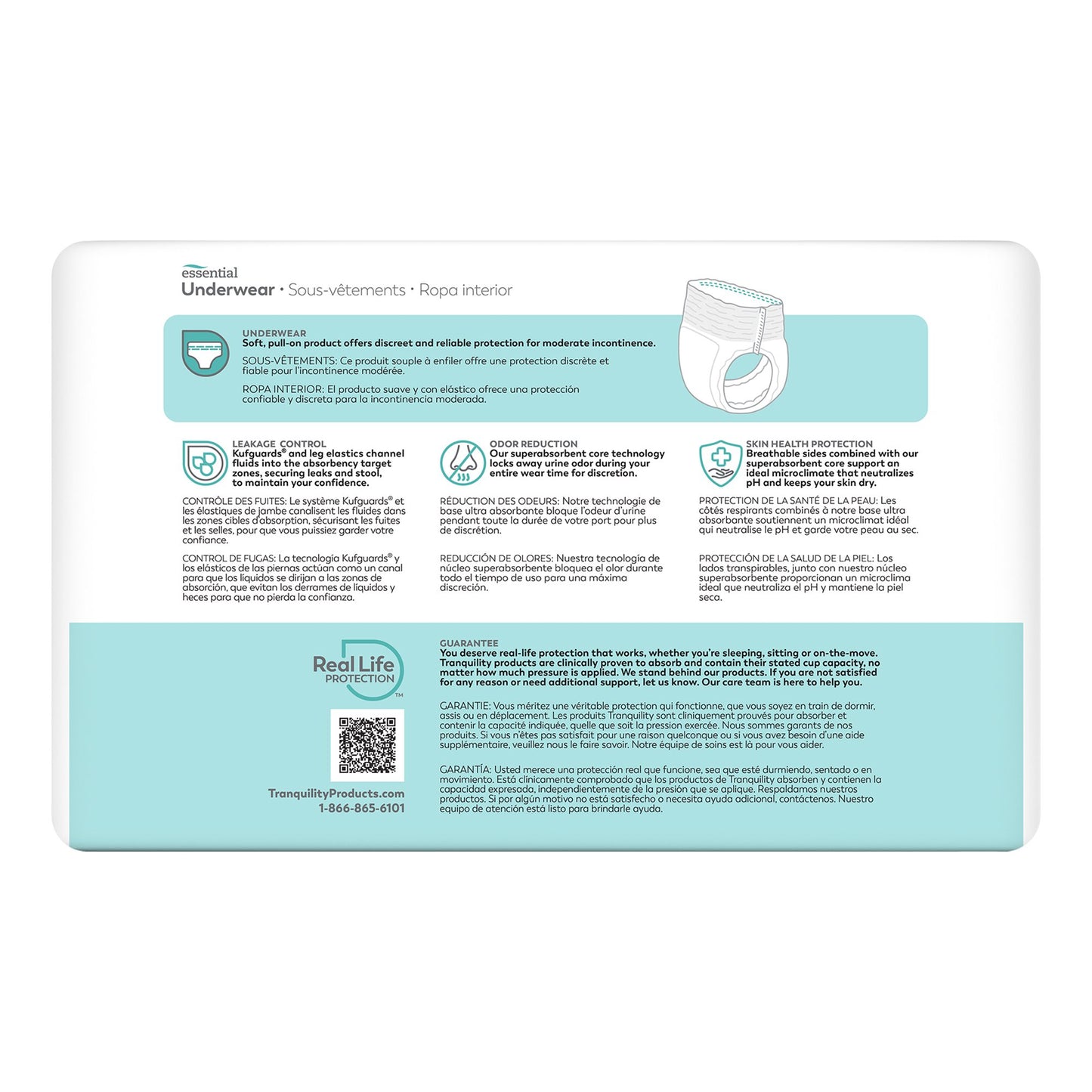 ComfortCare™ Absorbent Underwear, Medium 2975-100