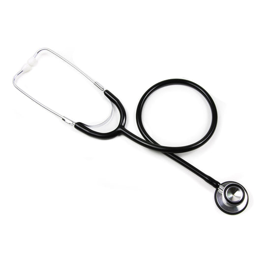 McKesson Classic Stethoscope, Double-Sided Chest piece, Black, 32-inch Tube 01-670HBKGM