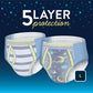 Goodnites® Boys Heavy Absorbency Nighttime Underwear, Large 53359