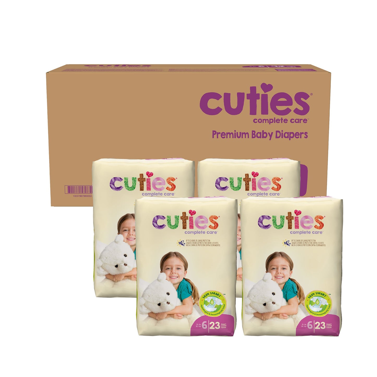 Cuties® Premium Diaper, Size 6 CR6001