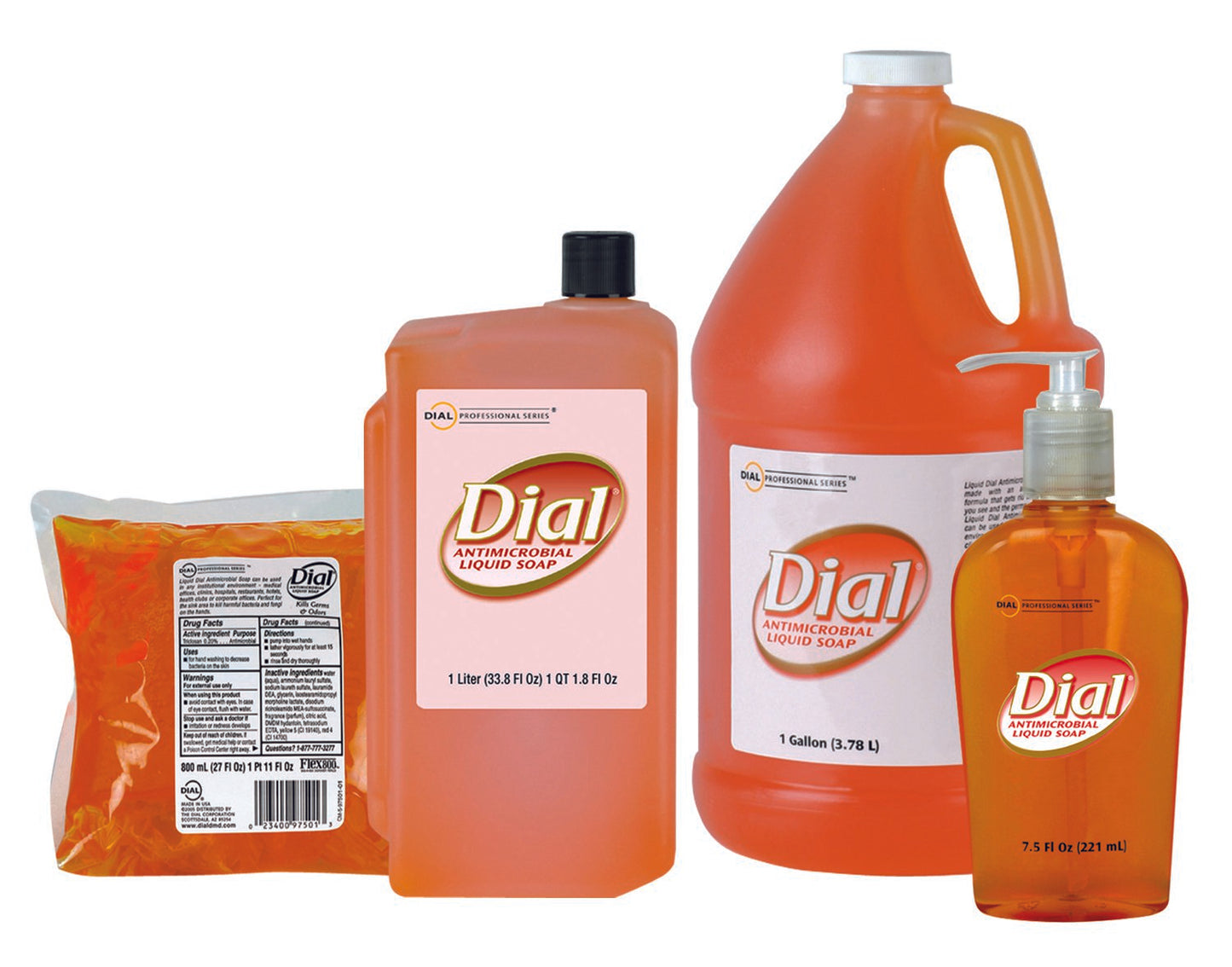 Dial® Antimicrobial Soap 7.5 oz. Pump Bottle DIA84014CT