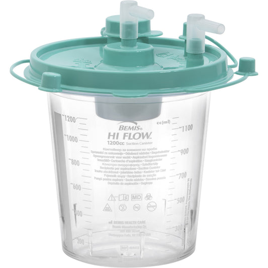 Hi-Flow™ Rigid Suction Canister for use with Bemis Quick-Drain™ Systems, 1200 mL 484410