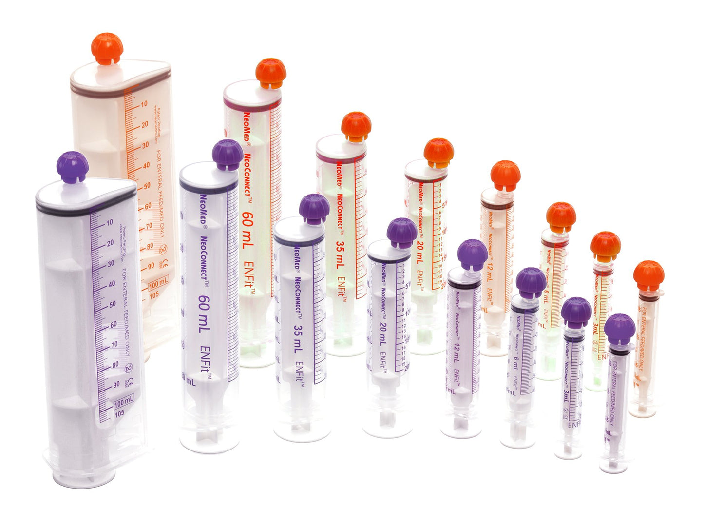 Enteral / Oral Syringe NeoMed® NeoConnect 12 mL Enfit Tip Without Safety - PNM-S12NC